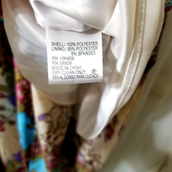 Antonio Melani Maxi Halter Floral Dress size 4 - Picture 6 of 8